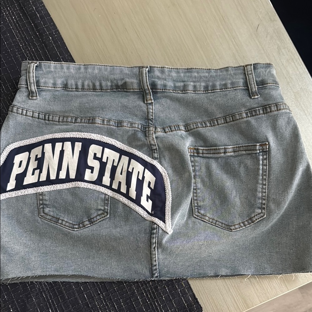 Penn State Denim Skirt